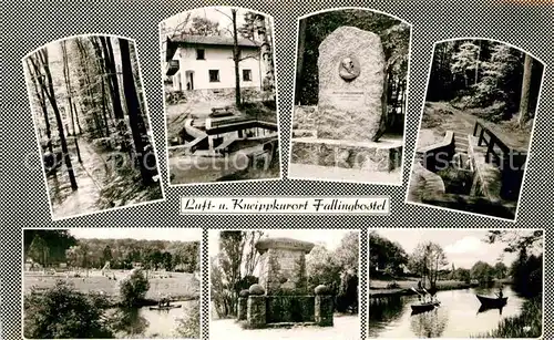 AK / Ansichtskarte Fallingbostel Partie am Fluss Wald  Kat. Bad Fallingbostel