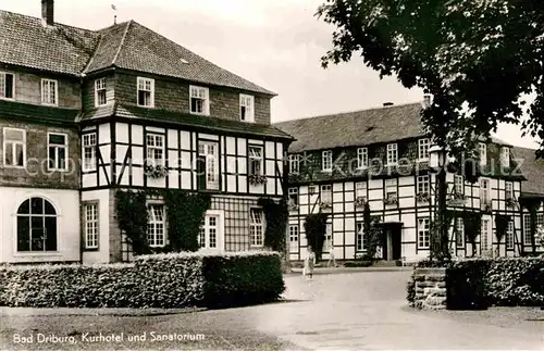 AK / Ansichtskarte Bad Driburg Kurhotel und Sanatorium Kat. Bad Driburg