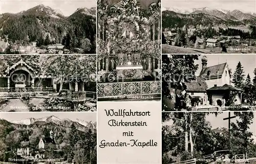 AK / Ansichtskarte Birkenstein Wallfahrtsort Gnaden Kapelle Kat. Fischbachau