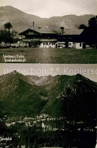 AK / Ansichtskarte Josefsthal Schliersee Landhaus Fuchs  Kat. Schliersee