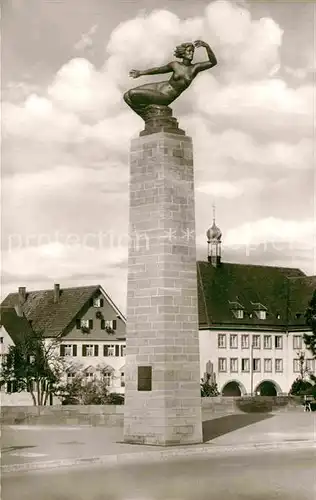 AK / Ansichtskarte Freudenstadt Denkmal Symbol der Wiederaufbaus Kat. Freudenstadt