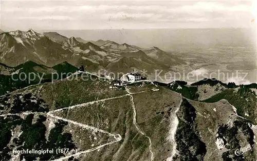 AK / Ansichtskarte Hochfellnhaus Gipfel Fliegeraufnahme Chiemgau Kat. Bergen