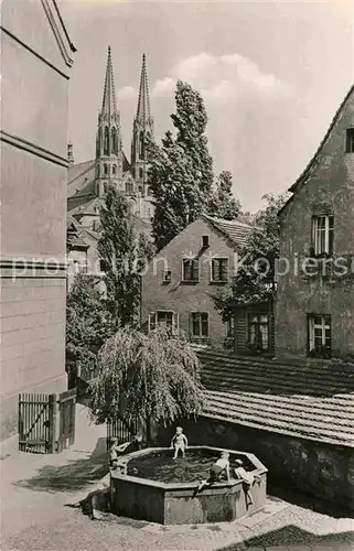 AK / Ansichtskarte Goerlitz Sachsen Altstadtwinkel mit Rohrhuette und Peterskirche Kat. Goerlitz
