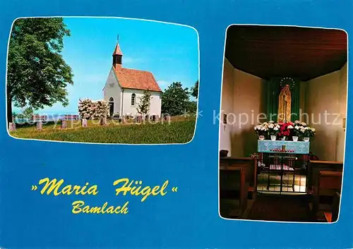 AK / Ansichtskarte Bamlach Maria Huegel Kapelle Heiligenfigur Kat. Bad Bellingen