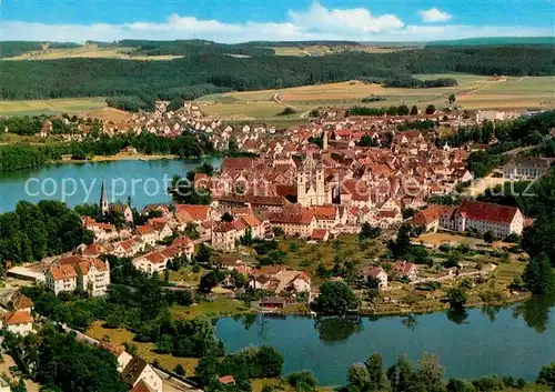 AK / Ansichtskarte Bad Waldsee Moorheilbad Fliegeraufnahme Kat. Bad Waldsee