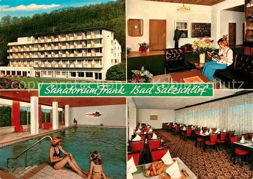AK / Ansichtskarte Bad Salzschlirf Sanatorium Frank  Kat. Bad Salzschlirf