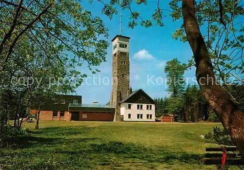 AK / Ansichtskarte Kirchheim Hessen Berggasthof Eisenberg Heussnerhaus Borgmannturm Kat. Kirchheim