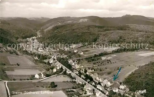 AK / Ansichtskarte Steina Suedharz Fliegeraufnahme Kat. Bad Sachsa