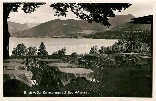 AK / Ansichtskarte Kaltenbrunn Tegernsee Blick auf Bad Wiessee Kat. Gmund a.Tegernsee