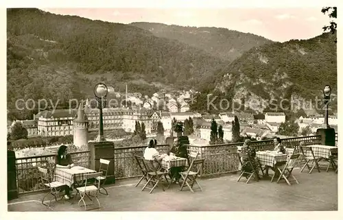 AK / Ansichtskarte Bad Ems Terrasse Cafe Schweizer Haus  Kat. Bad Ems