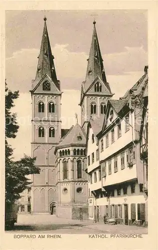 AK / Ansichtskarte Boppard Rhein Katholische Pfarrkirche Kat. Boppard