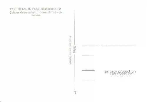 AK / Ansichtskarte Dornach SO Goetheanum Freie Hochschule Heizhaus Kat. Dornach