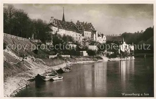 AK / Ansichtskarte Wasserburg Inn Partie am Inn Kat. Wasserburg a.Inn