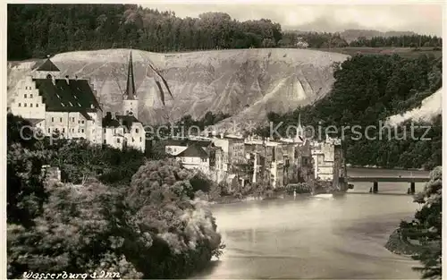 AK / Ansichtskarte Wasserburg Inn Innpartie Kat. Wasserburg a.Inn