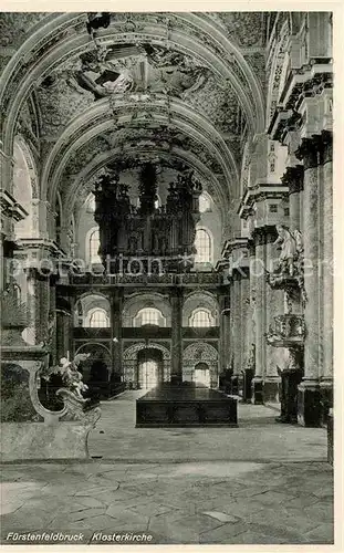 AK / Ansichtskarte Fuerstenfeldbruck Klosterkirche Inneres Kat. Fuerstenfeldbruck