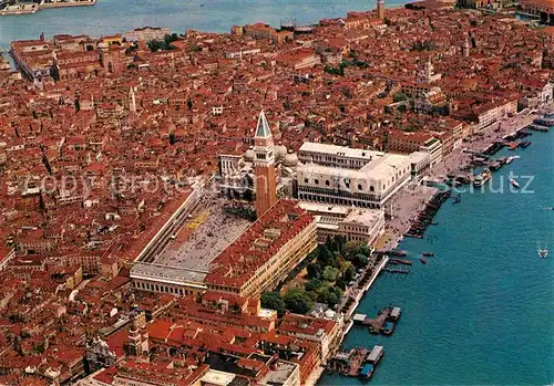 AK / Ansichtskarte Venezia Venedig Fliegeraufnahme Piazza S. Marco Kat. 