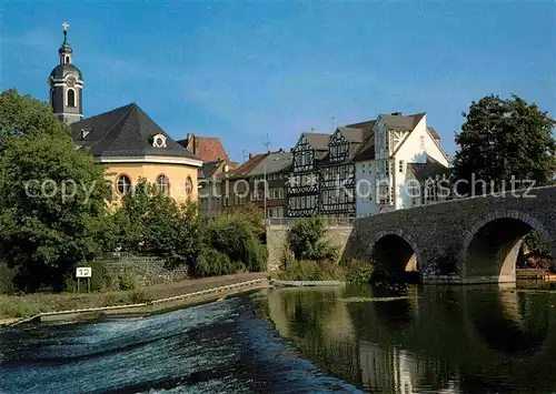 AK / Ansichtskarte Wetzlar Teilansicht Bruecke Kat. Wetzlar