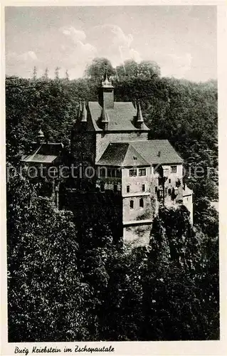 AK / Ansichtskarte Zschopautal Burg Kriebstein Kat. Zschopau