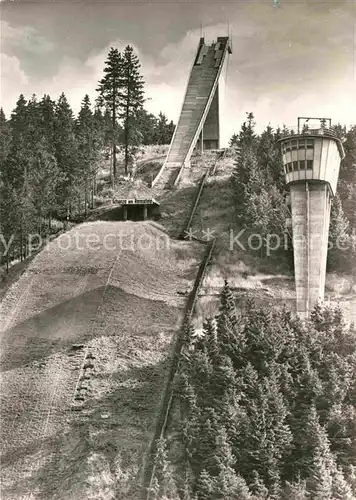 AK / Ansichtskarte Oberhof Thueringen Sprungschanze am Rennsteig Kat. Oberhof Thueringen