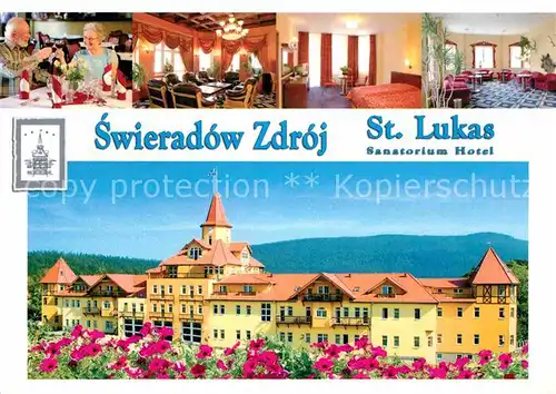 AK / Ansichtskarte Swieradow Zdroj Bad Flinsberg St Lukas Sanatorium Hotel Kat. 