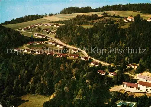 AK / Ansichtskarte Schoefweg Feriendorf Sonnenwald am Brotjacklriegel Nationalpark Bayerischer Wald Fliegeraufnahme Kat. Schoefweg