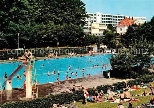 AK / Ansichtskarte Bad Driburg Freibad und Sanatorium Berlin BfA Kat. Bad Driburg