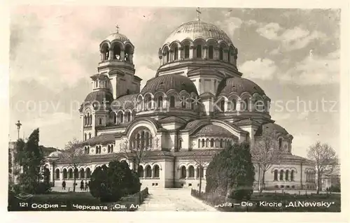 AK / Ansichtskarte Russische Kirche Kapelle Sofia Kirche Al. Newsky  Kat. Gebaeude