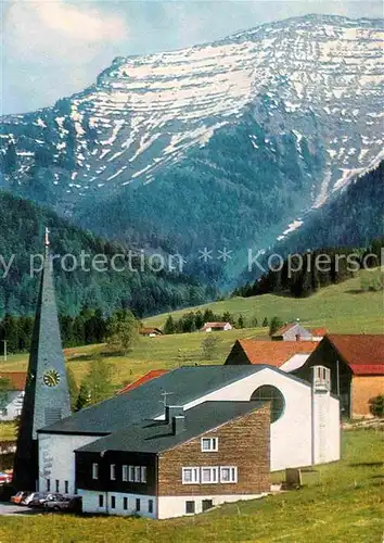 AK / Ansichtskarte Steibis Kirche der Verklaerung Christi Hochgrat Kat. Oberstaufen