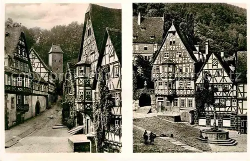 AK / Ansichtskarte Miltenberg Main Partien am Marktplatz Kat. Miltenberg