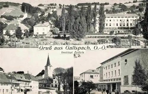AK / Ansichtskarte Gallspach Terrahof Kirche Institut Zeileis Kat. Gallspach