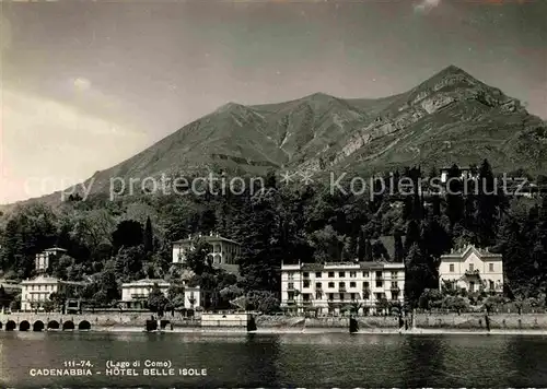 AK / Ansichtskarte Cadenabbia Lago di Como Hotel Belle Isole Kat. Griante