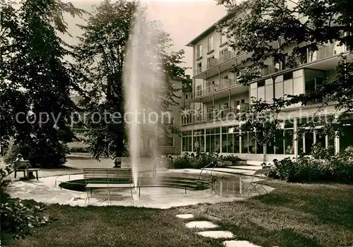 AK / Ansichtskarte Bad Woerishofen Kuranstalt Sebastianeum Springbrunnen  Kat. Bad Woerishofen