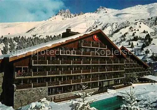 AK / Ansichtskarte Les Allues Meribel Hotel Le Mottaret Alpes en hiver