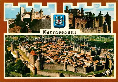 AK / Ansichtskarte Carcassonne Cite de Carcassonne Chateau Comtal Tour du Four Saint Nazaire Kat. Carcassonne