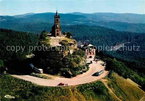 AK / Ansichtskarte Dabo Moselle La chapelle Saint Leon Luftbild Kat. Dabo