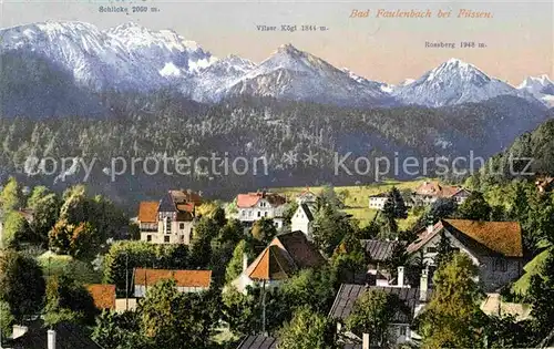 AK / Ansichtskarte Bad Faulenbach mit Schlicke Vilser Kogl Rossberg Kat. Fuessen