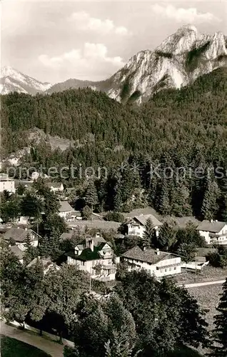 AK / Ansichtskarte Bad Faulenbach mit Hoh Straussberg und Saeuling Kat. Fuessen