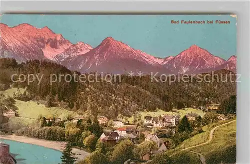 AK / Ansichtskarte Bad Faulenbach Panorama Kat. Fuessen
