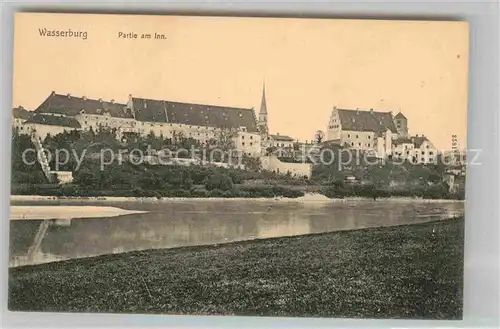 AK / Ansichtskarte Wasserburg Inn Partie am Inn Kat. Wasserburg a.Inn