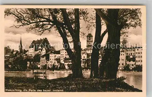 AK / Ansichtskarte Wasserburg Inn Teilansicht Kat. Wasserburg a.Inn