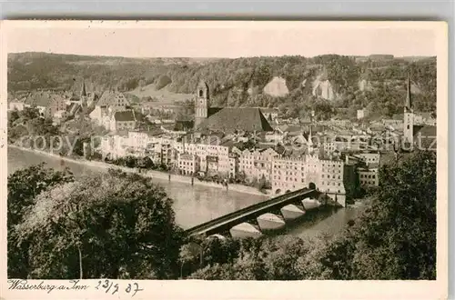 AK / Ansichtskarte Wasserburg Inn Panorama Kat. Wasserburg a.Inn