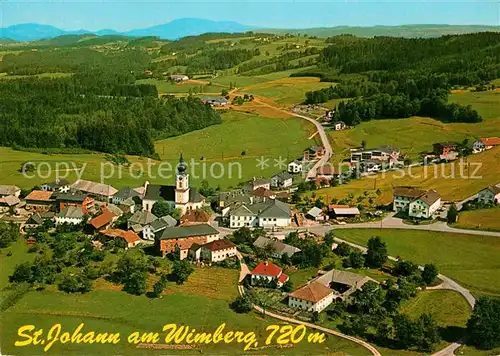 AK / Ansichtskarte St Johann am Wimberg Fliegeraufnahme Kat. St Johann Muehlviertel Oberoesterreich