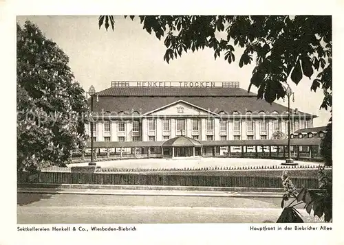 AK / Ansichtskarte Biebrich Wiesbaden Sektkellerei Henkell & Co.