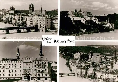 AK / Ansichtskarte Wasserburg Bodensee Brueckenpartie Fliegeraufnahme Kat. Wasserburg (Bodensee)