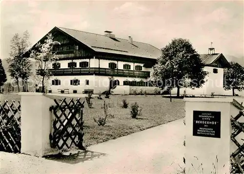 AK / Ansichtskarte Kirchbichl Bad Toelz Jugendgesundungsstaette Bergerhof Kat. Bad Toelz