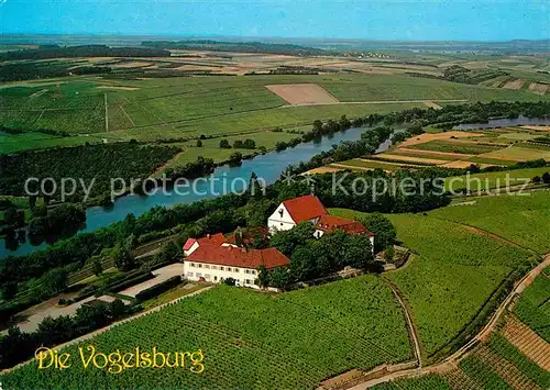 AK / Ansichtskarte Volkach Kloster Vogelsburg Fliegeraufnahme Kat. Volkach Main