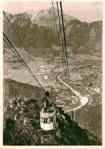 AK / Ansichtskarte Seilbahn Predigtstuhl Bad Reichenhall  Kat. Bahnen