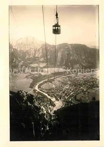 AK / Ansichtskarte Seilbahn Predigtstuhl Bad Reichenhall  Kat. Bahnen