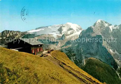 AK / Ansichtskarte Dolomiti di Fassa Rifugio Viel del Pan Marmolada Gran Vernel