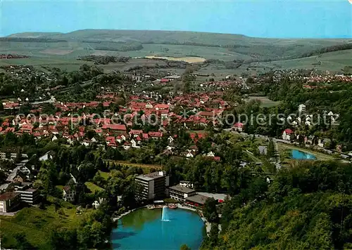 AK / Ansichtskarte Gandersheim Bad Luftaufnahme Kurpark Kat. Bad Gandersheim